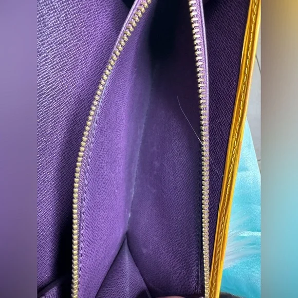 SOLD LV Yellow EPI Leather Long Wallet - Picture 7 of 12
